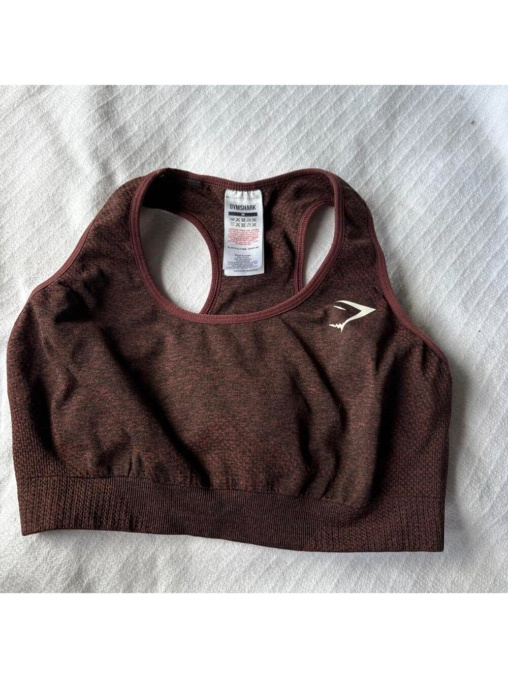 Gymshark brown sports bra #activewear #fitness